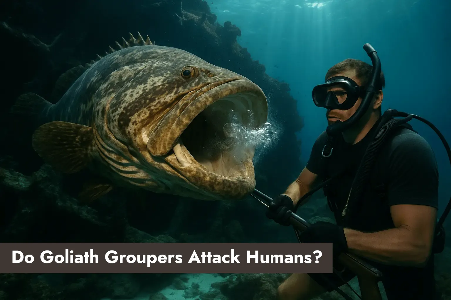 Do Goliath Groupers Attack Humans?