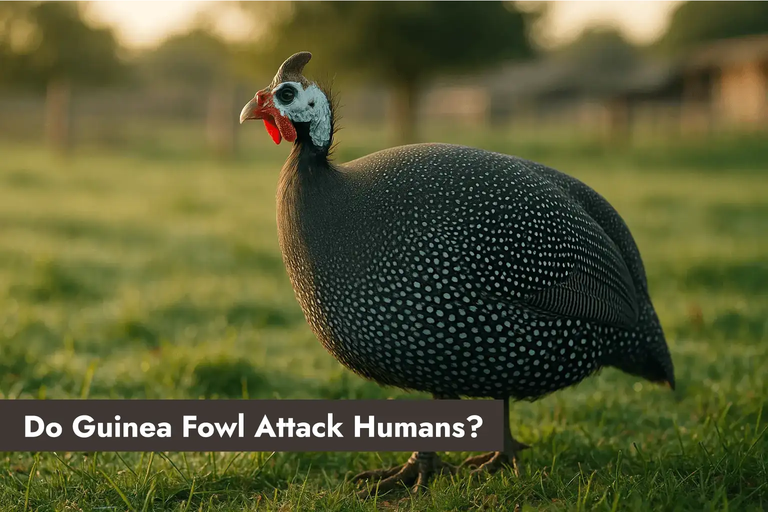 Do guinea fowl attack humans